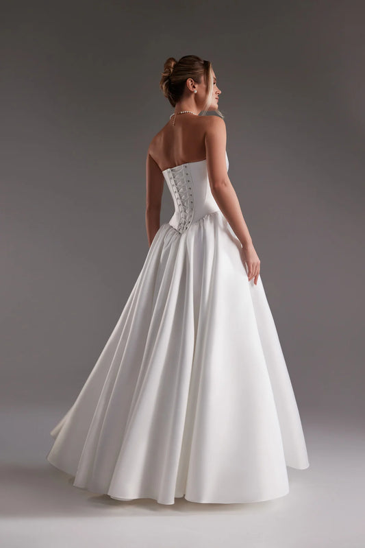 Faith | Corset mikado ball gown