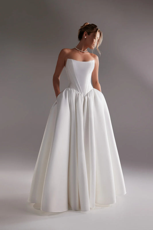 Faith | Corset mikado ball gown