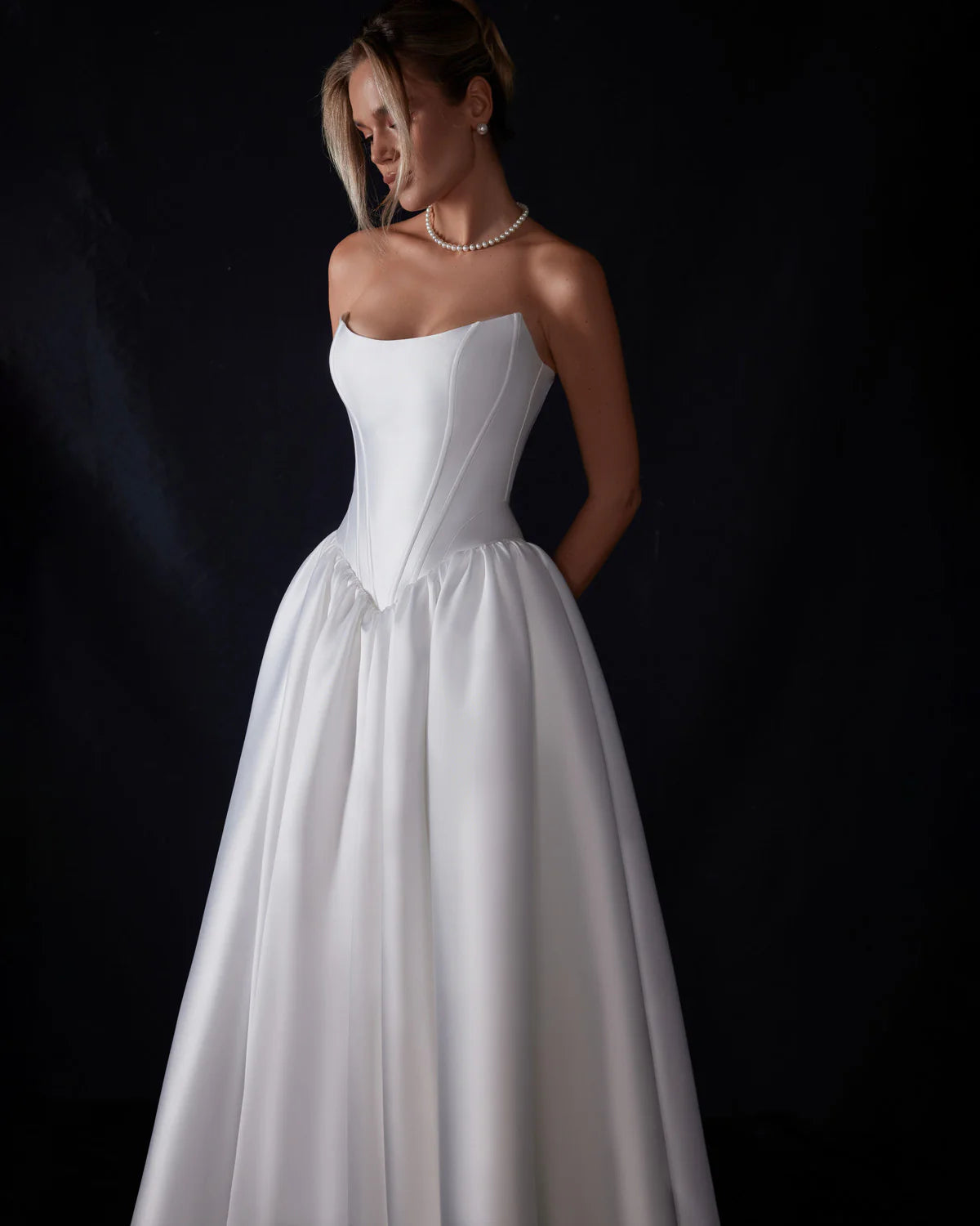 Faith | Corset mikado ball gown