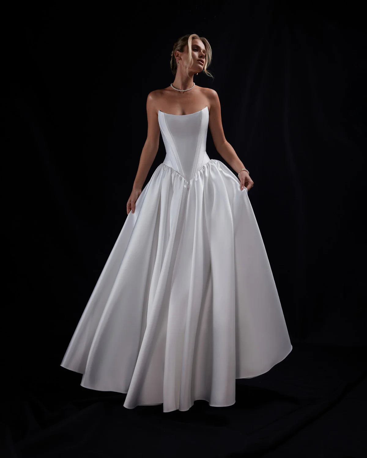 Faith | Corset mikado ball gown
