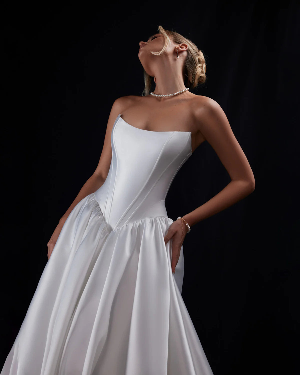 Faith | Corset mikado ball gown