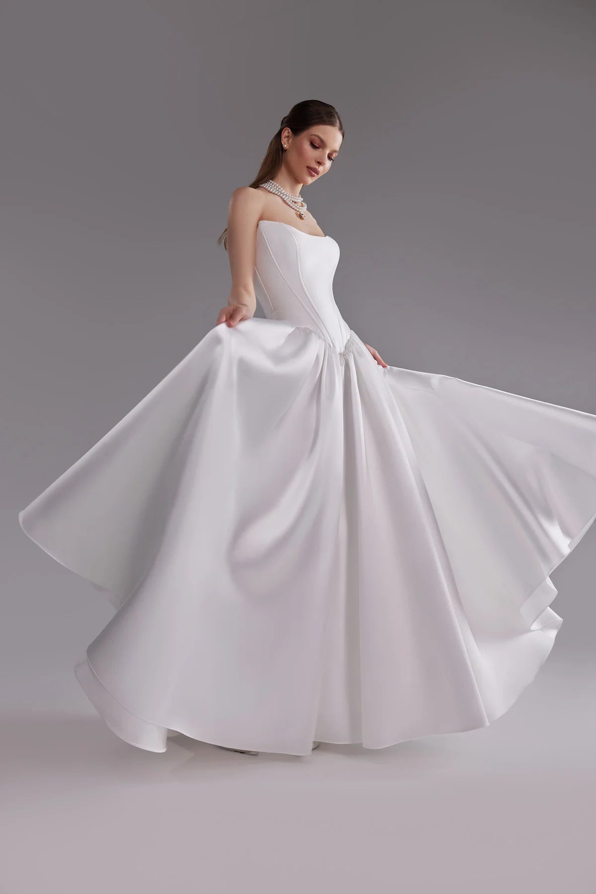 Faith | Corset mikado ball gown