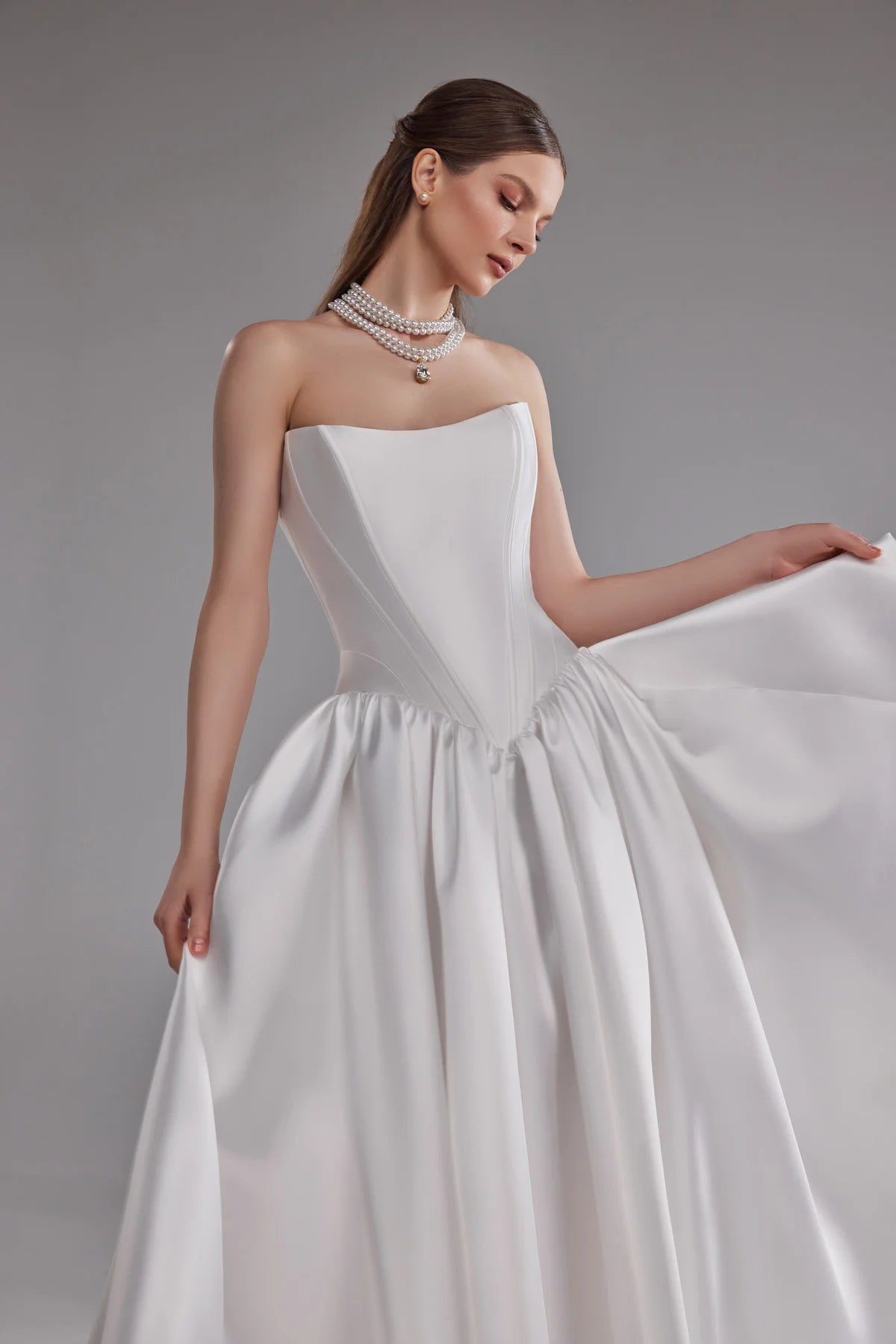 Faith | Corset mikado ball gown