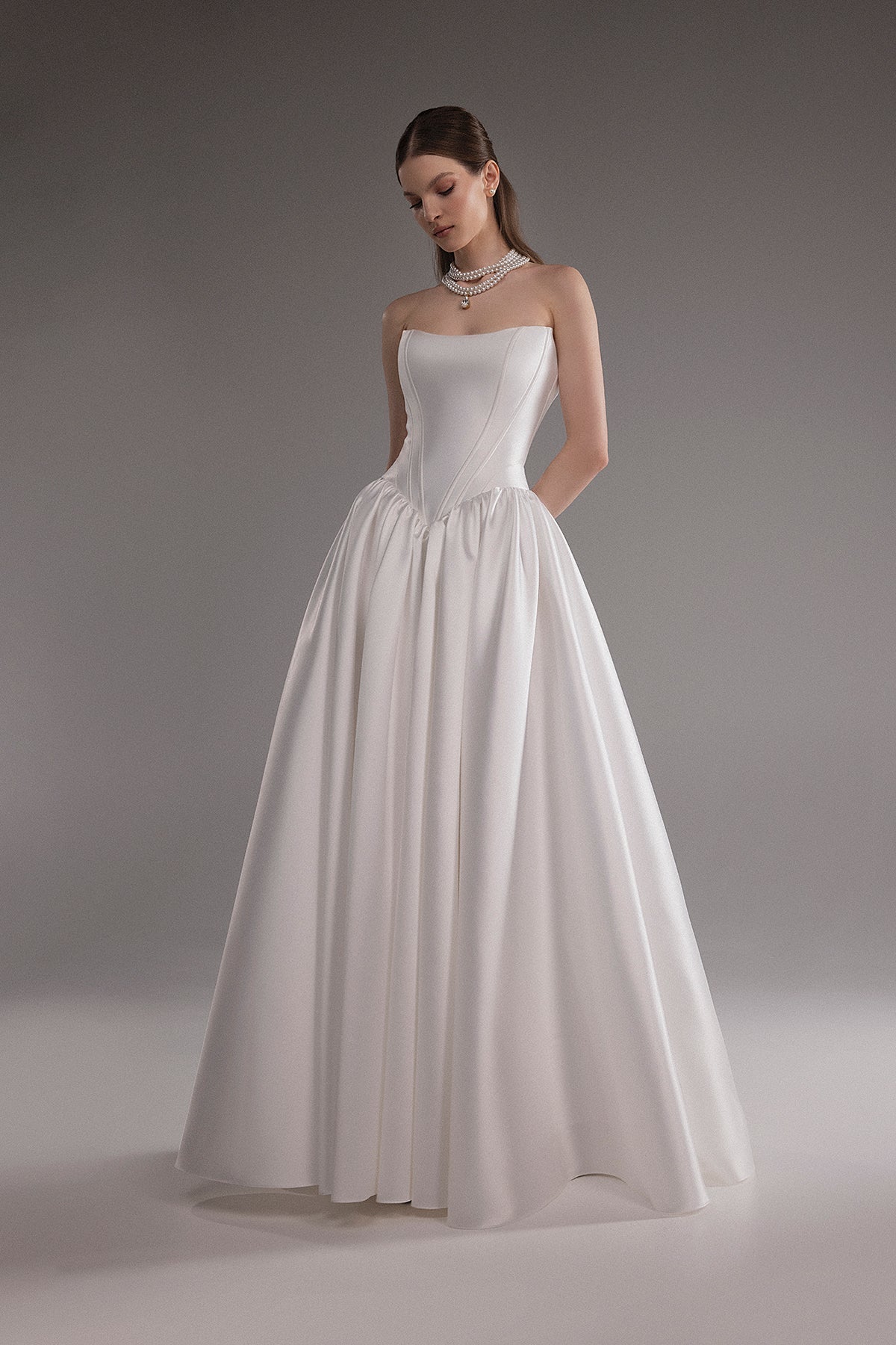 Faith | Corset mikado ball gown