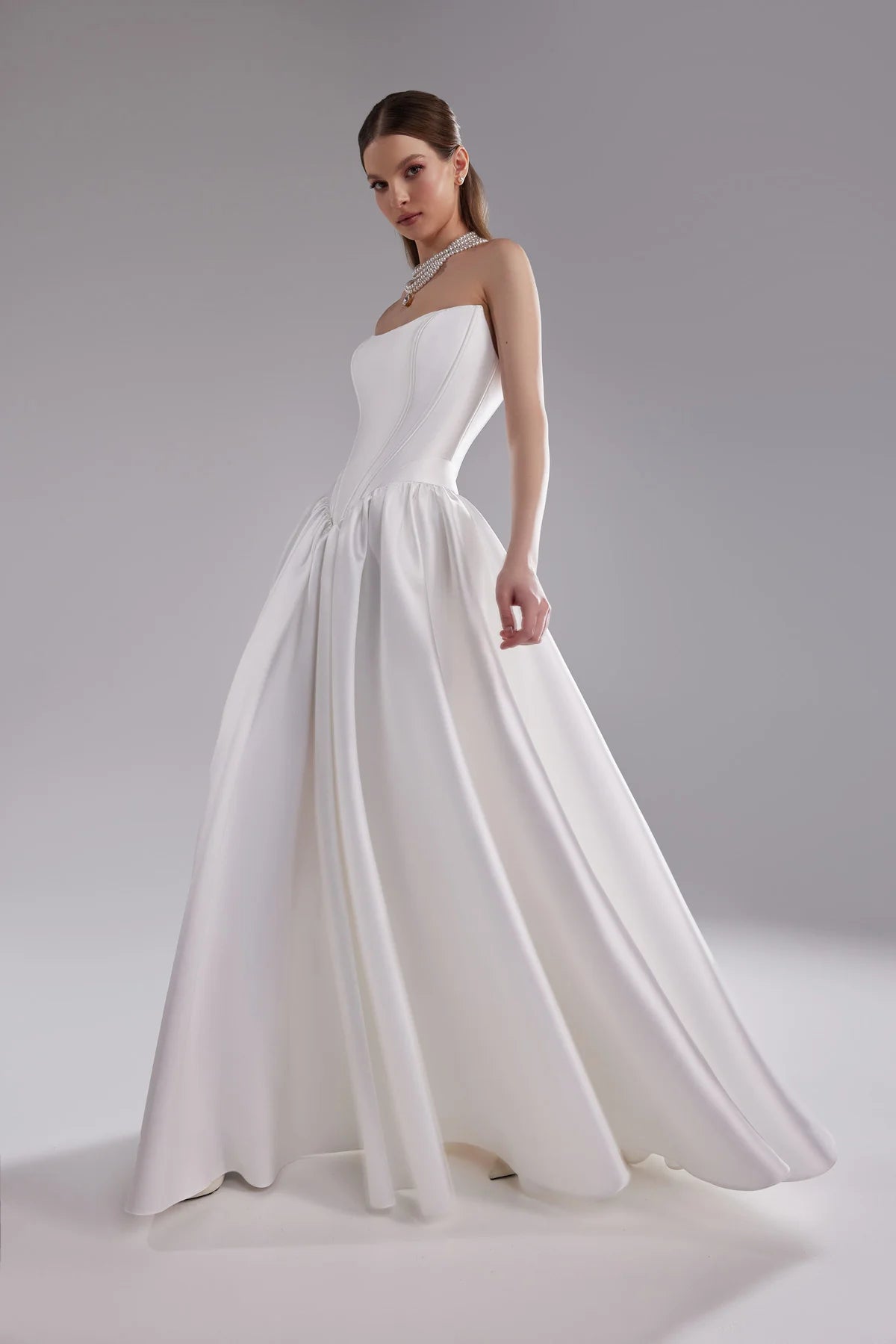 Faith | Corset mikado ball gown