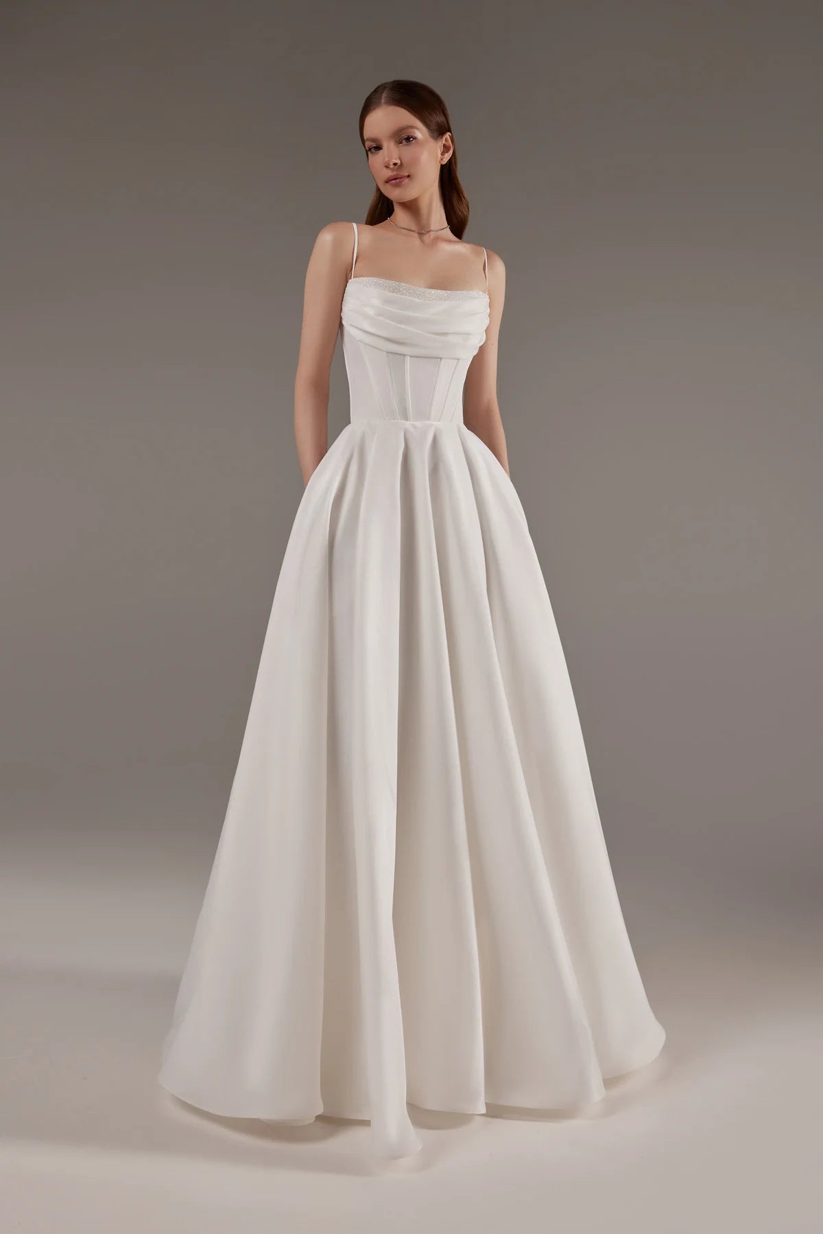 Rihanna | Draped bodice wedding gown