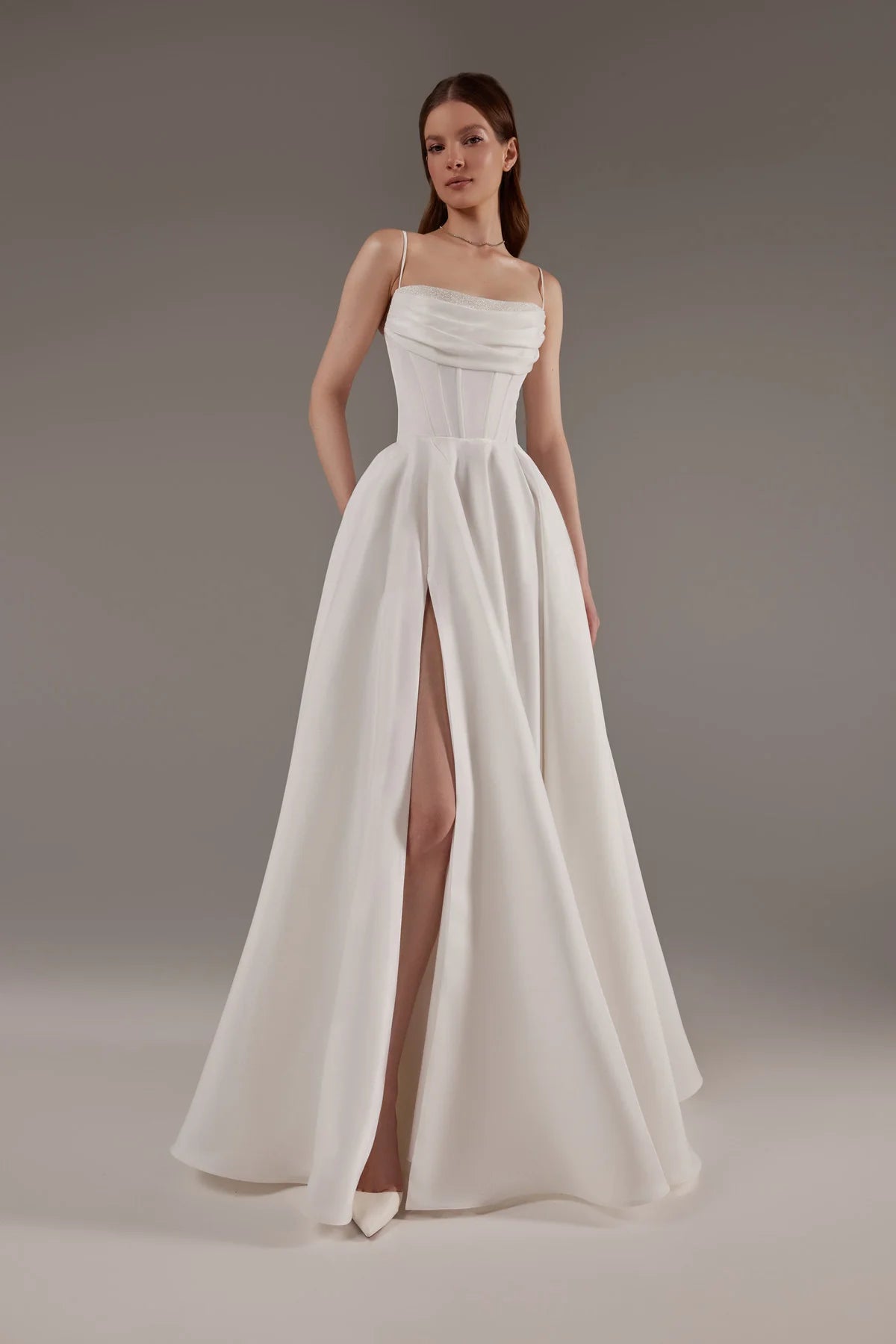 Rihanna | Draped bodice wedding gown