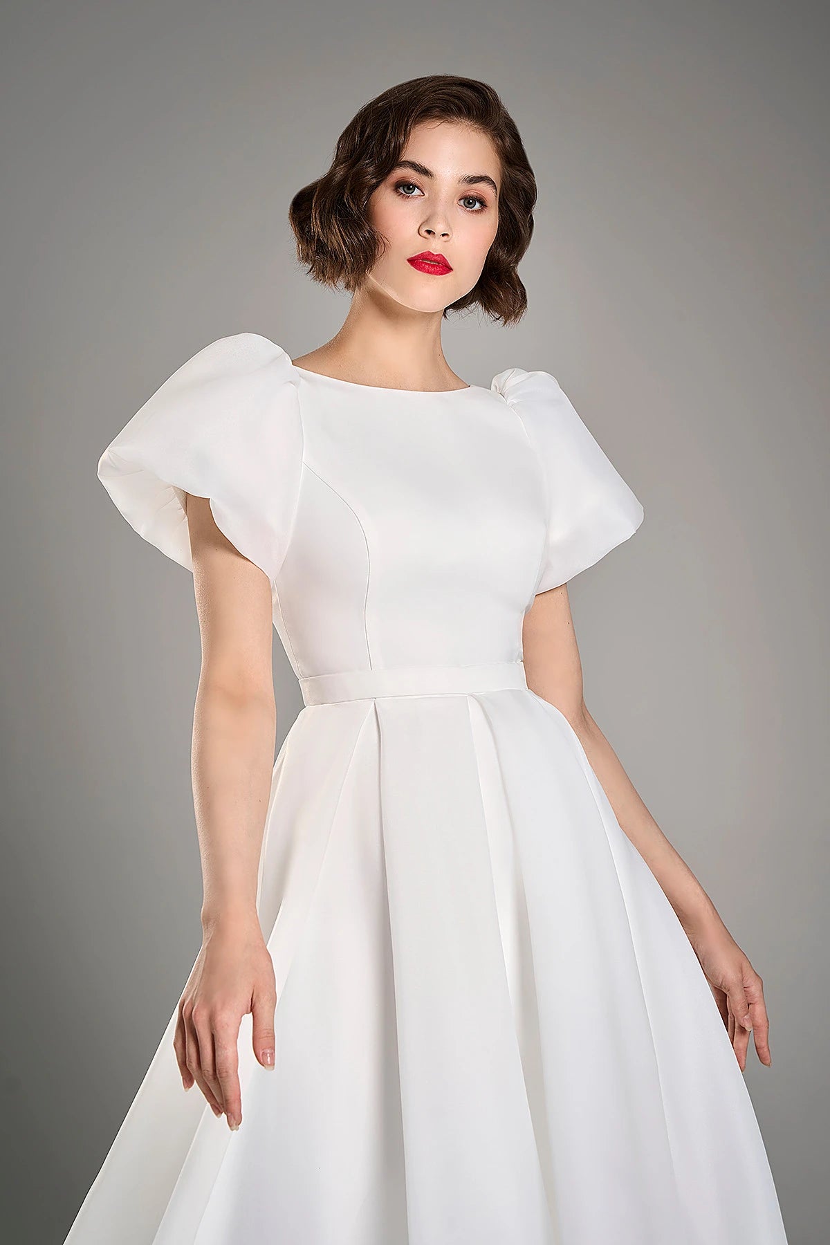 Odri | Midi organza wedding dress