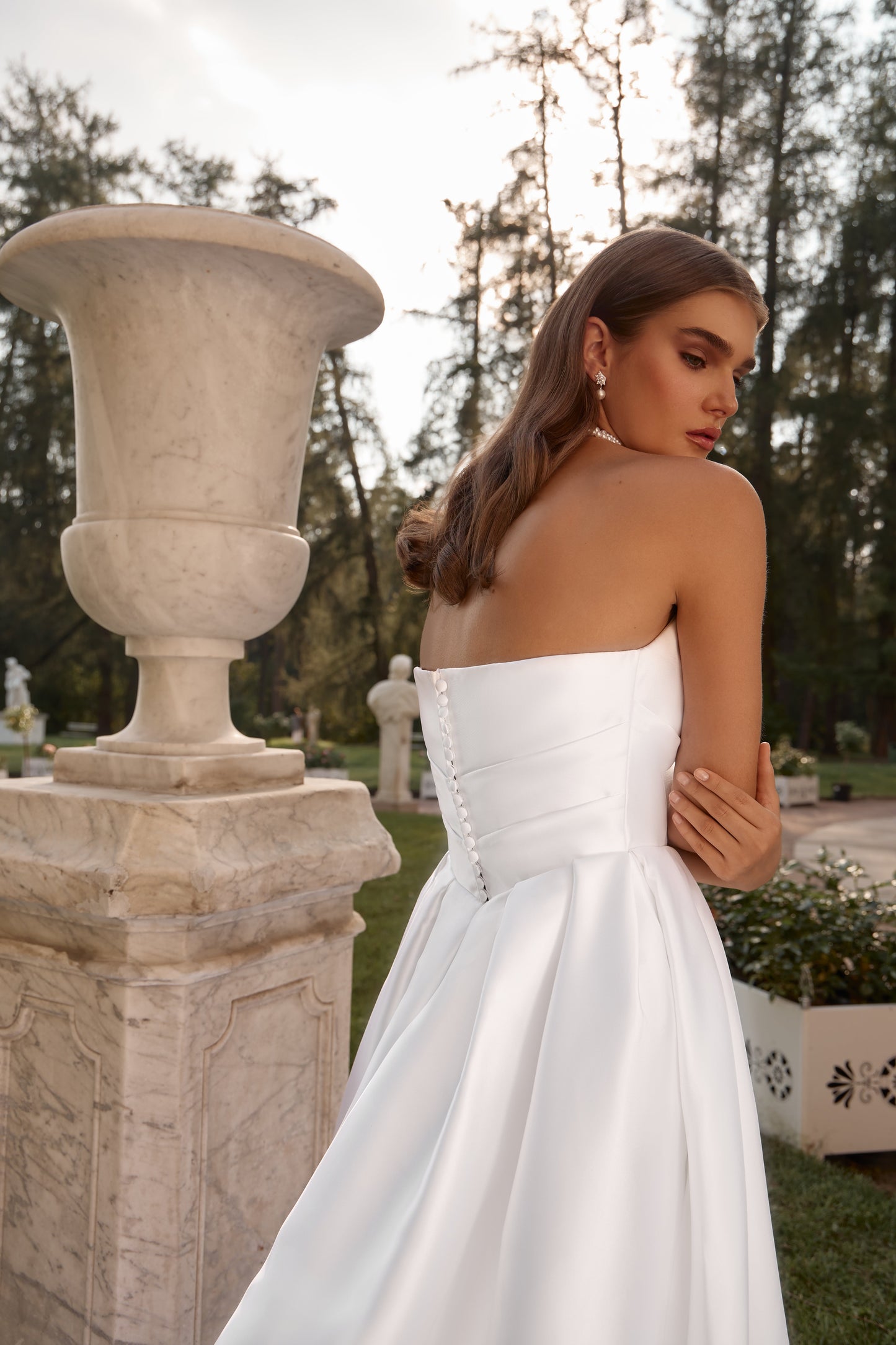 Esma | Minimalist A-line dress with a slit