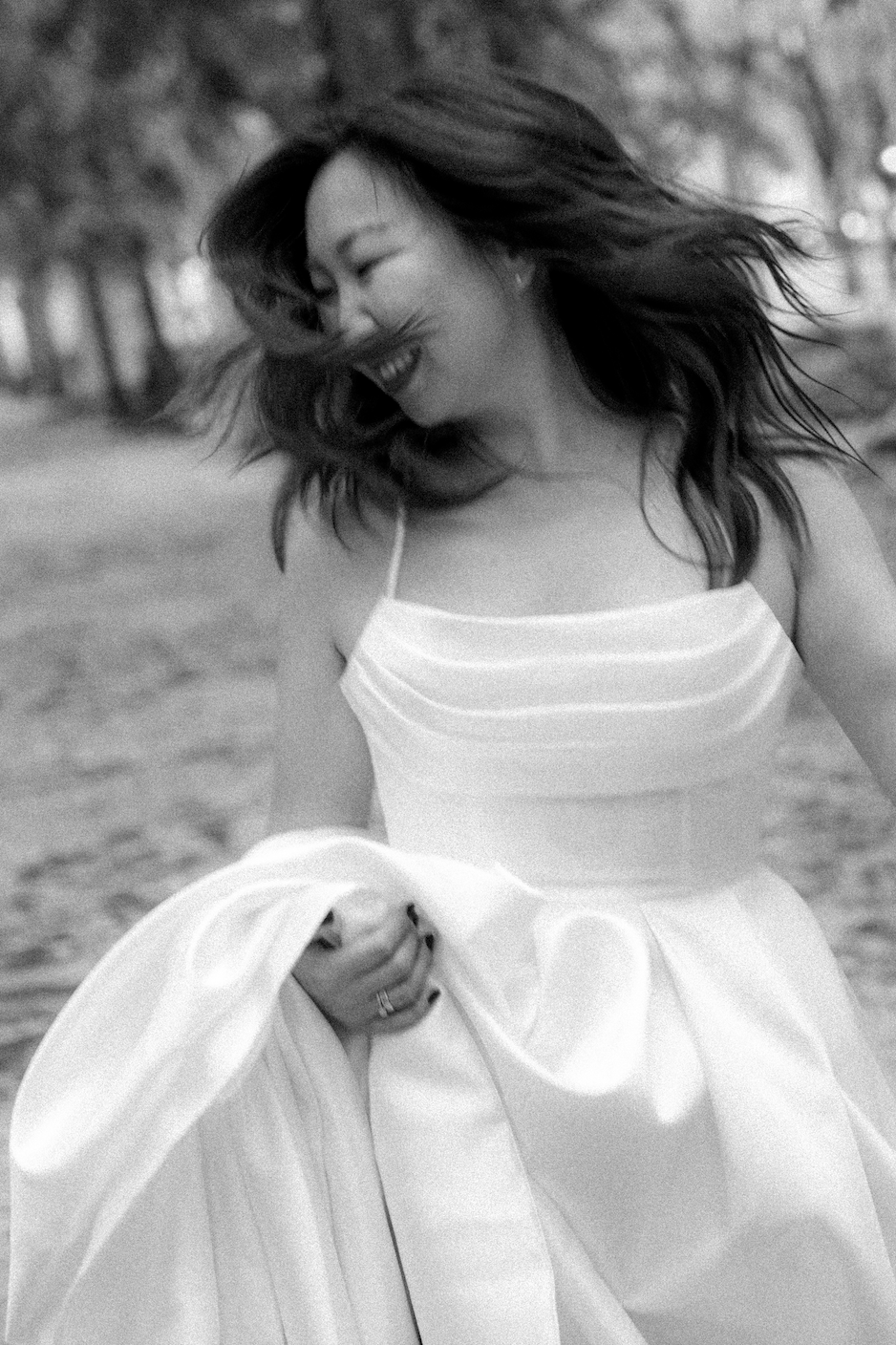 Valentina | Open back mikado wedding dress